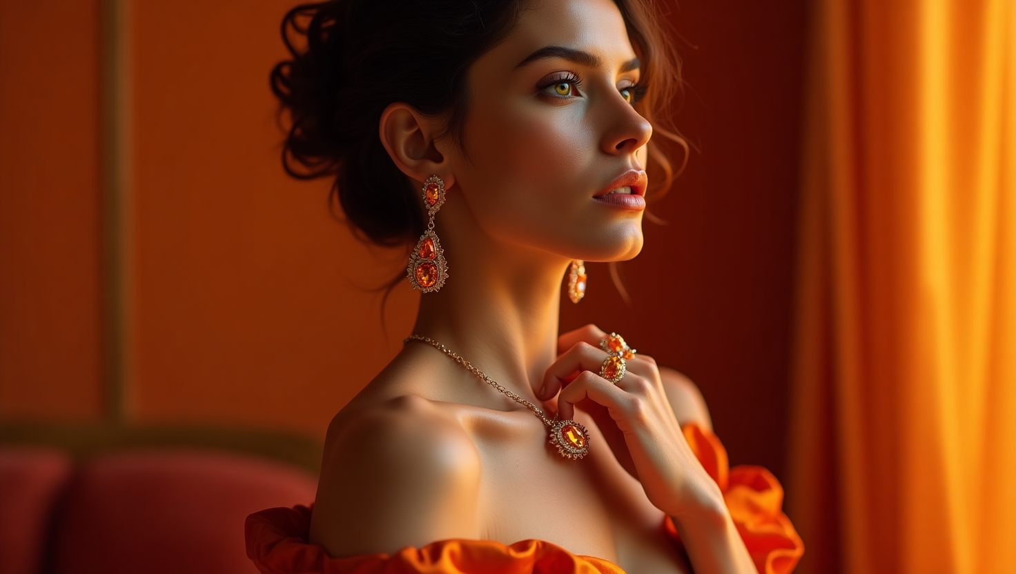 Discover the Vibrant Beauty of Orange Kyanite Jewelry