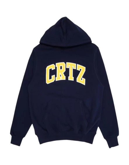 Sweat à capuche Corteiz Crtz Dropout Bleu Marine