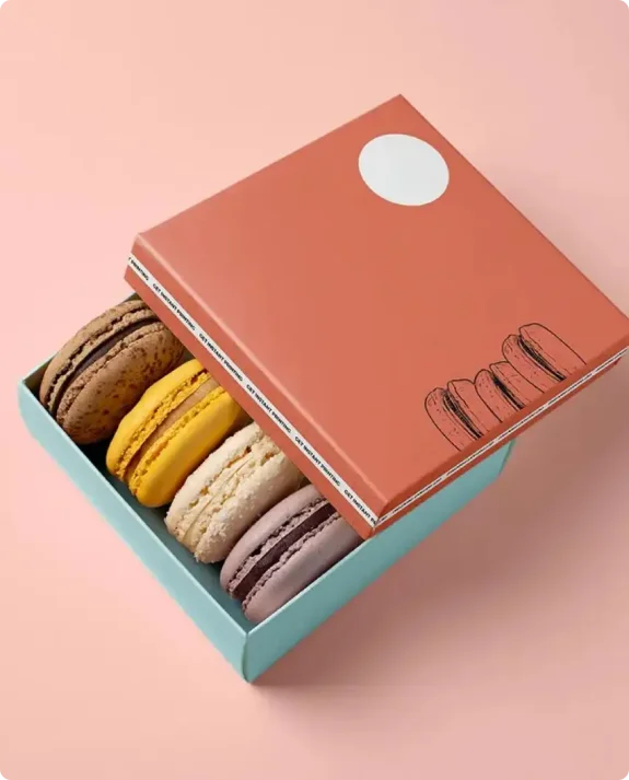 Custom macaron boxes in USA
