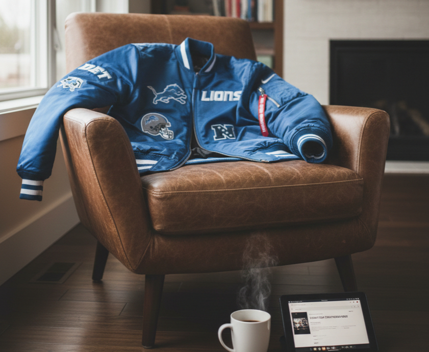 The Rise of Bold Blue Outerwear in American Sports Fashion