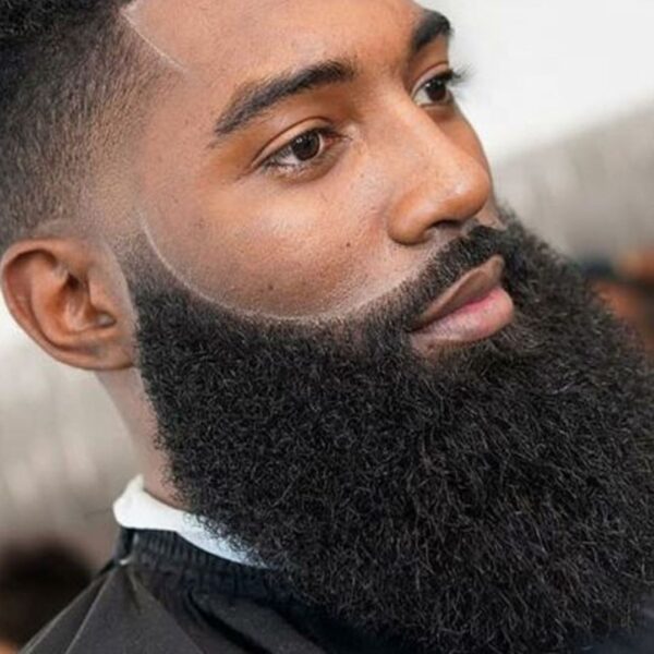 men beard black