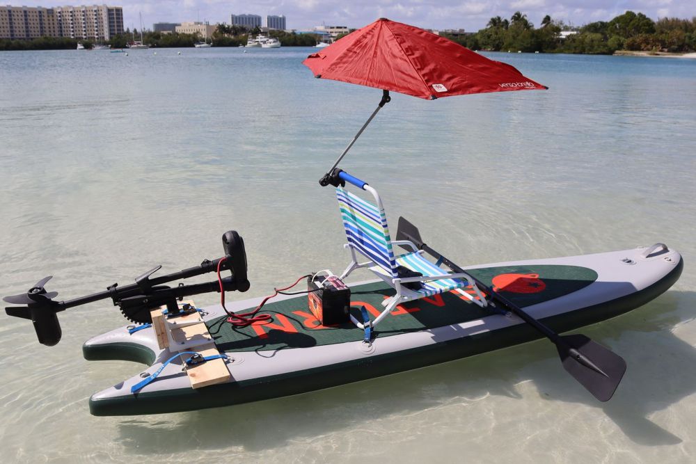 Electric paddleboard motor