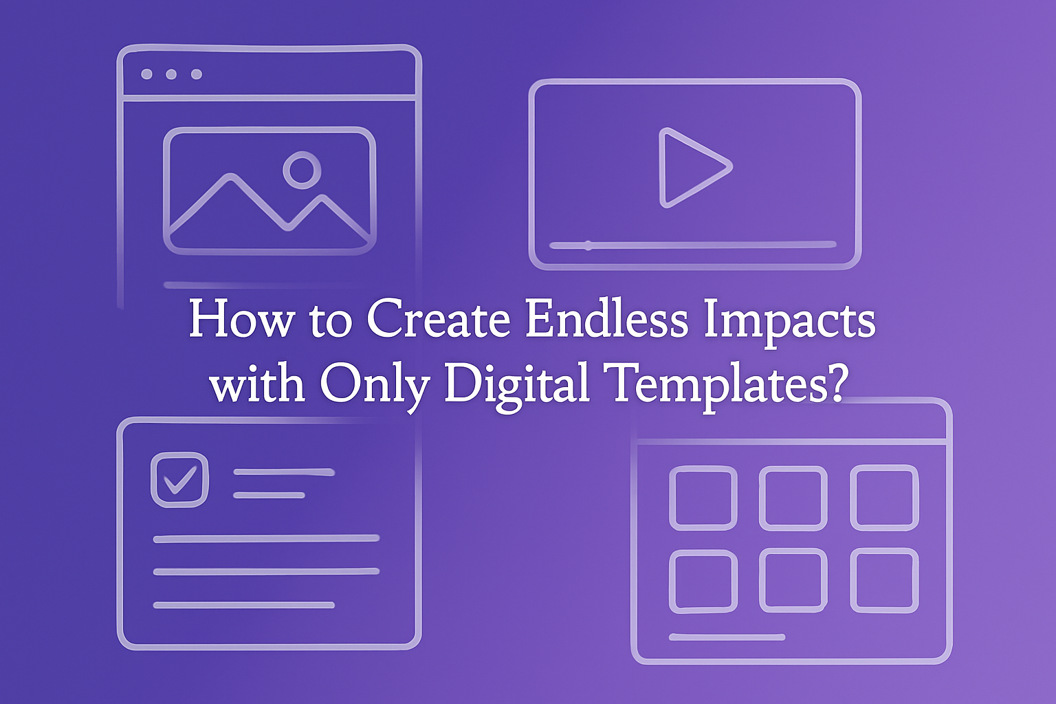 How to Create Endless Impacts with Only
