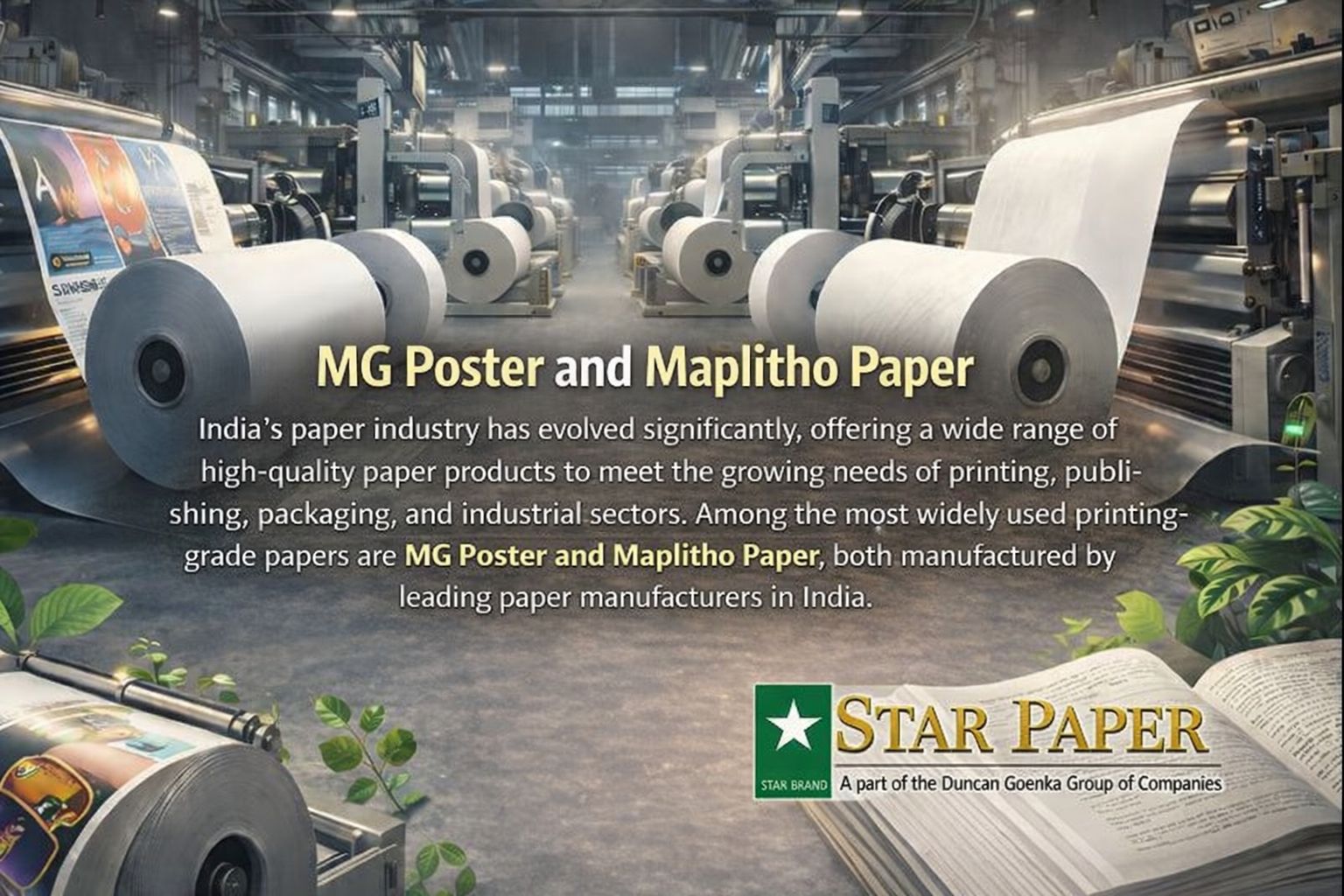 MG Poster and Maplitho Paper