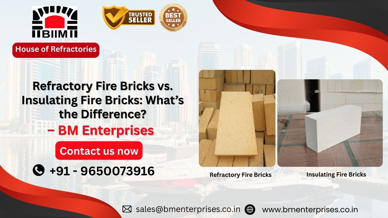 Refractory Fire Bricks vs.Insulating Fire Bricks What’s the Difference