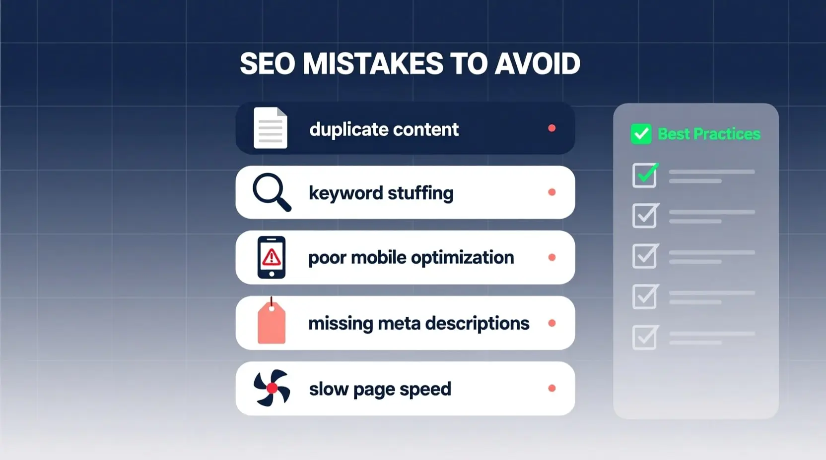 What Technical SEO Mistakes to Avoid on Your Website