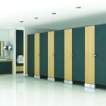 Moisture-resistant toilet cubicle setup for malls and offices in Noida
