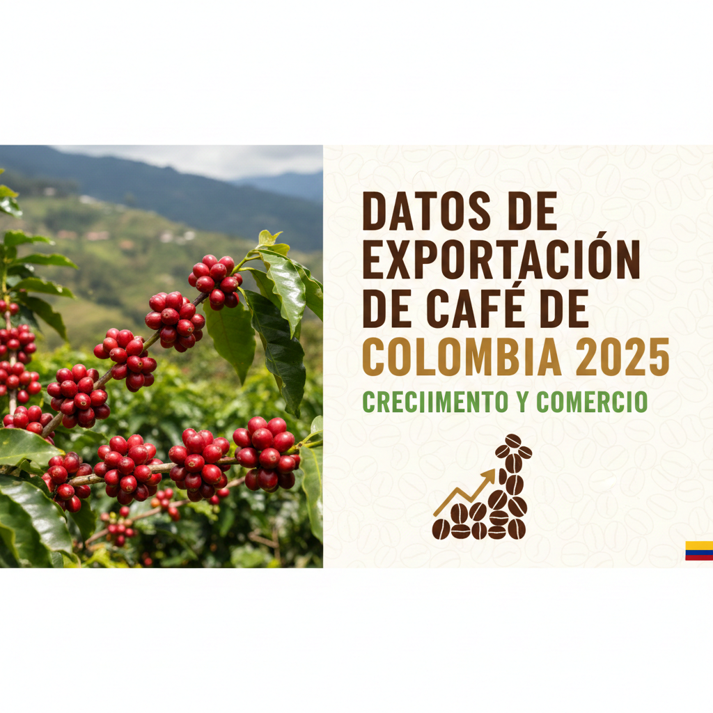datos de exportación de café de Colombia