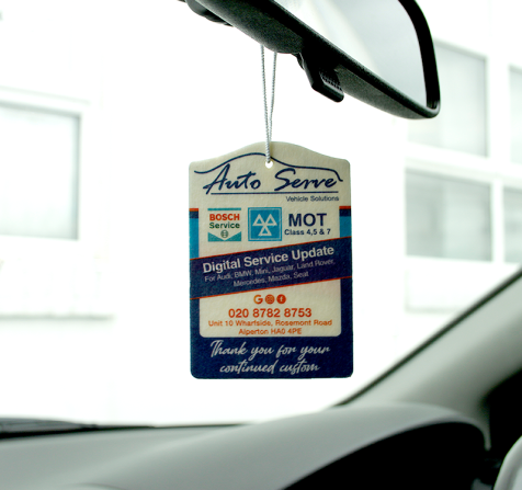 personalised car freshener uk