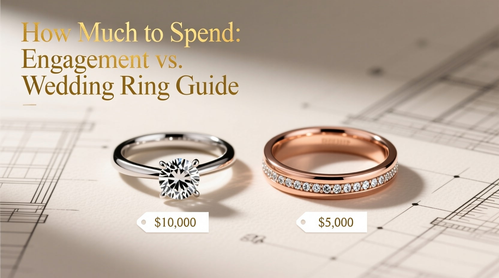 How Much to Spend: Engagement vs. Wedding Ring Guide