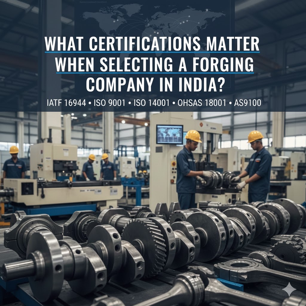 What Certifications Matter When Selecting a Forging Company in India? - Information Khabar