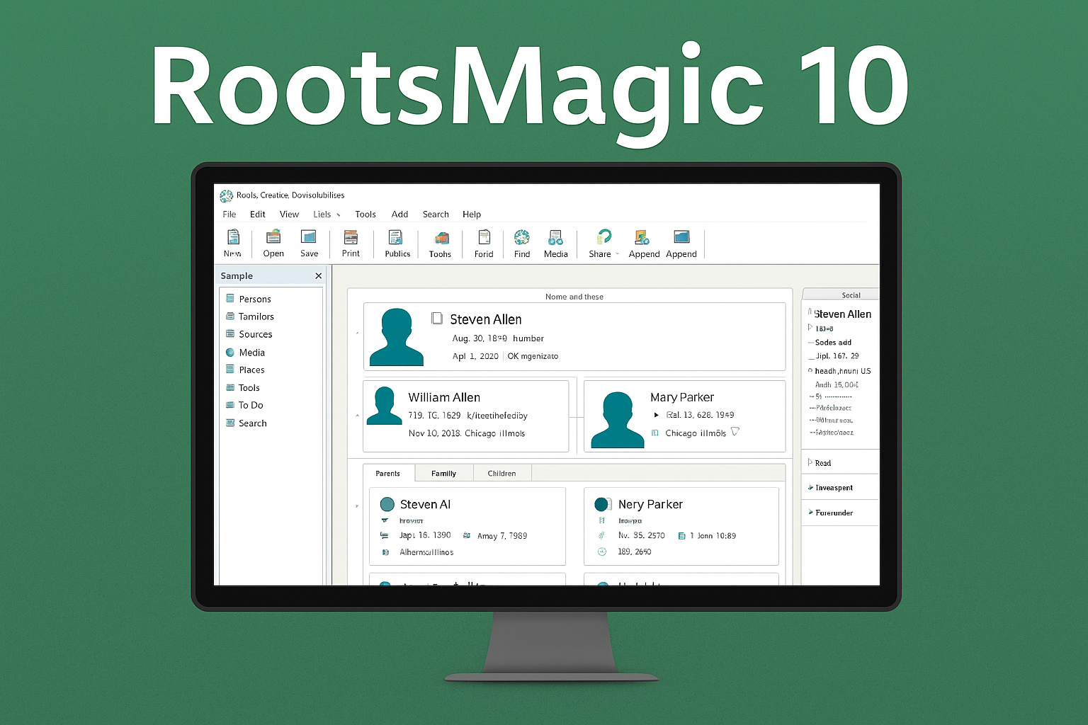 rootsmagic10 genealogy software