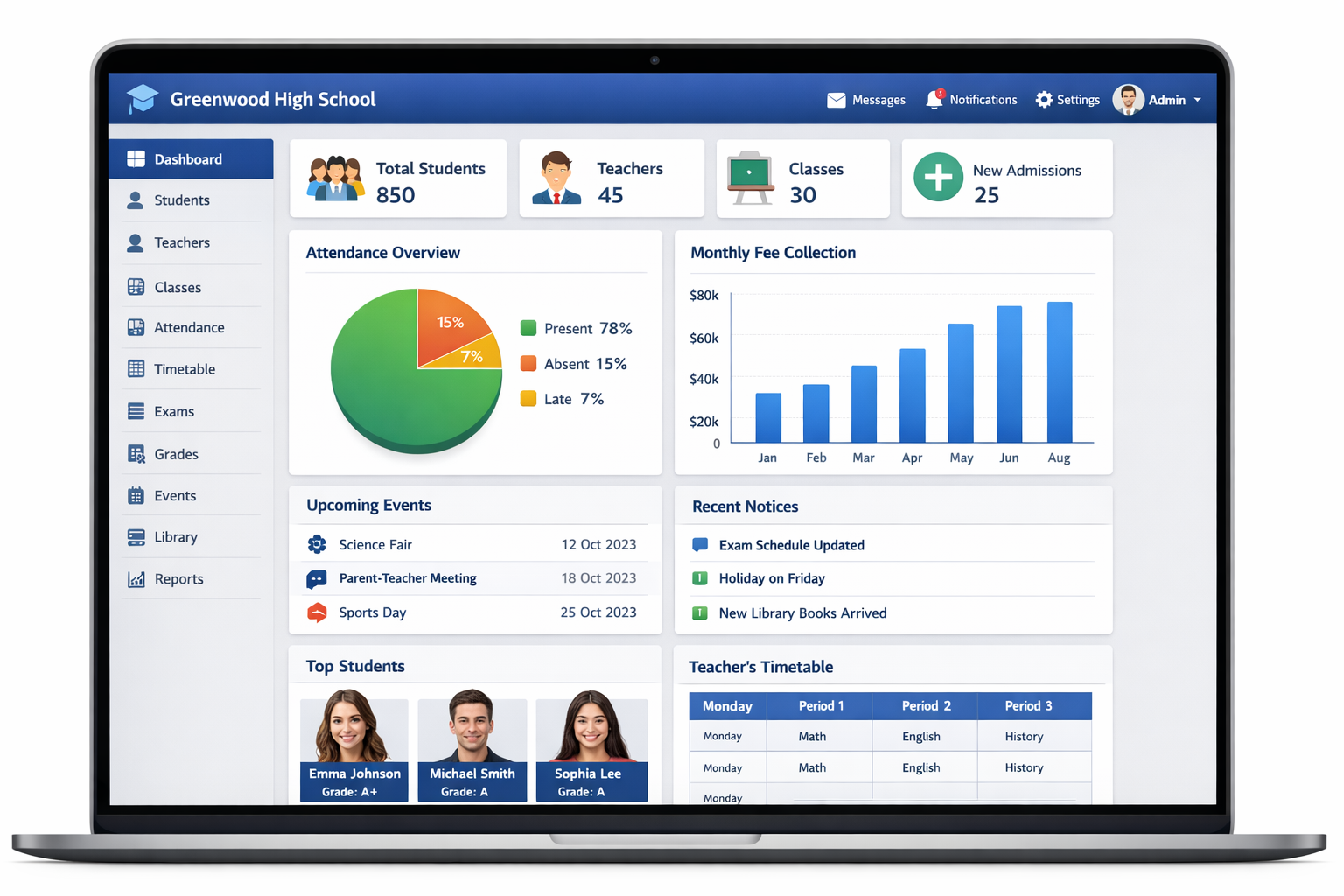 school management software