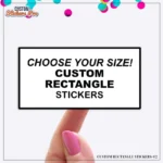 Custom Rectangle Stickers