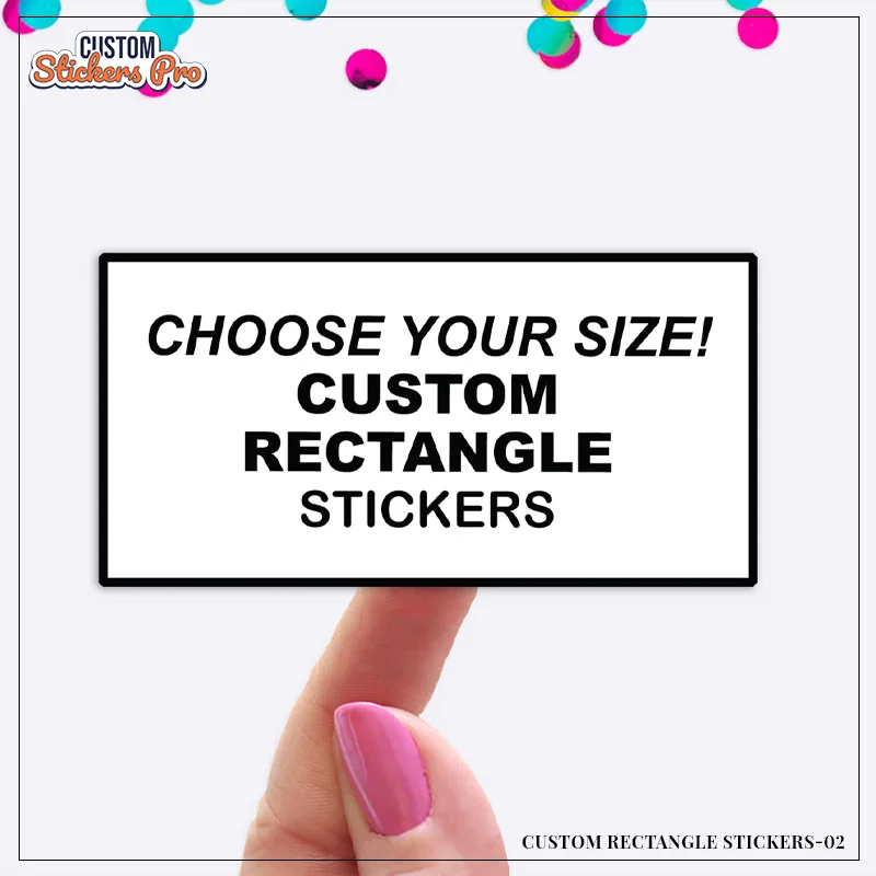 Custom Rectangle Stickers