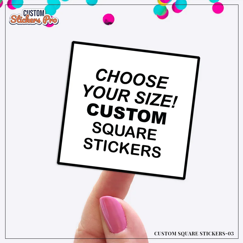 Custom Square Stickers