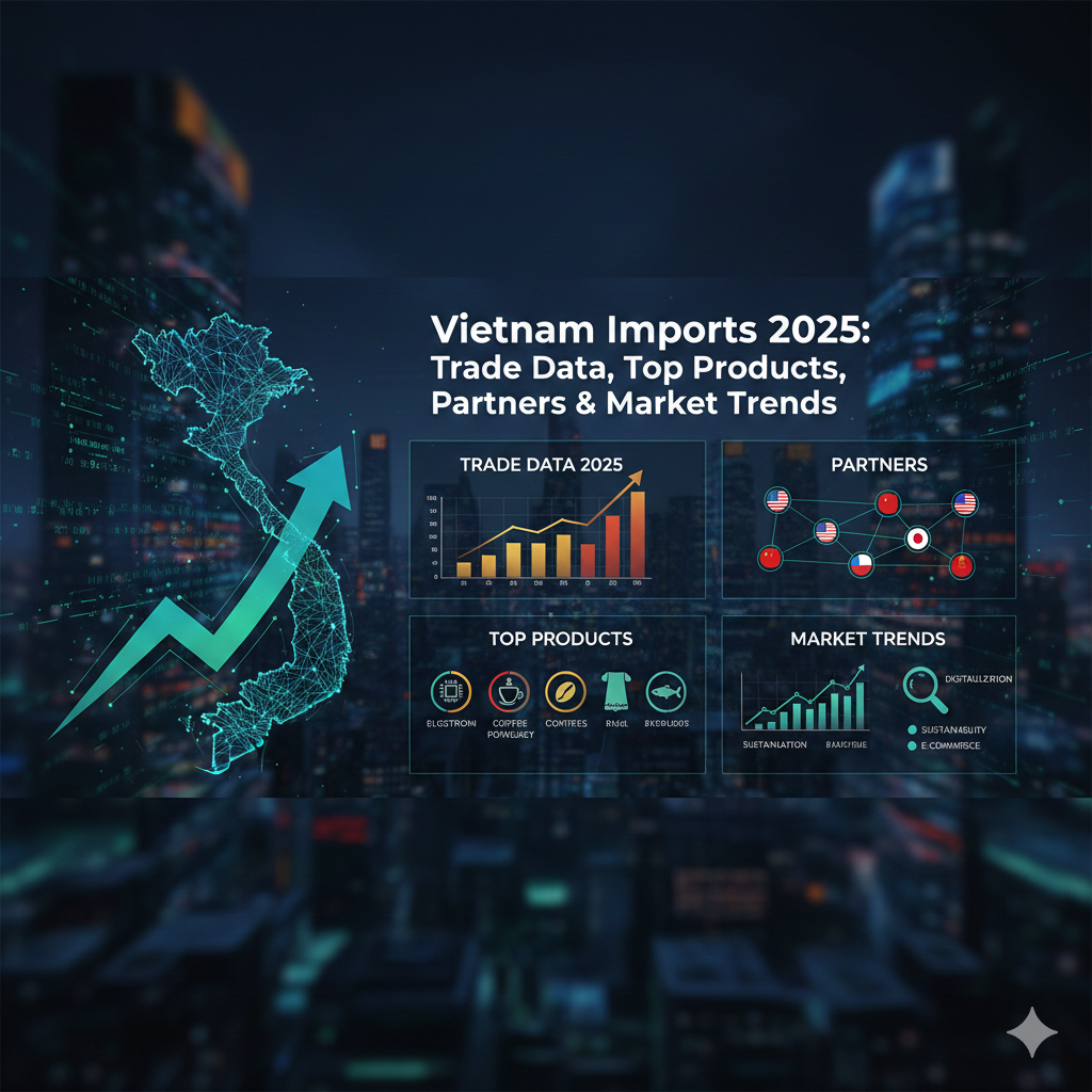 Vietnam Imports 2025: Trade Data, Top Products, Partners & Market Trends