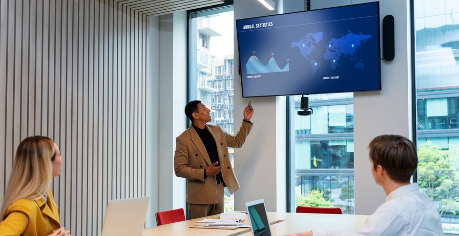 Conference Room Display for Modern Office Presentation Systems