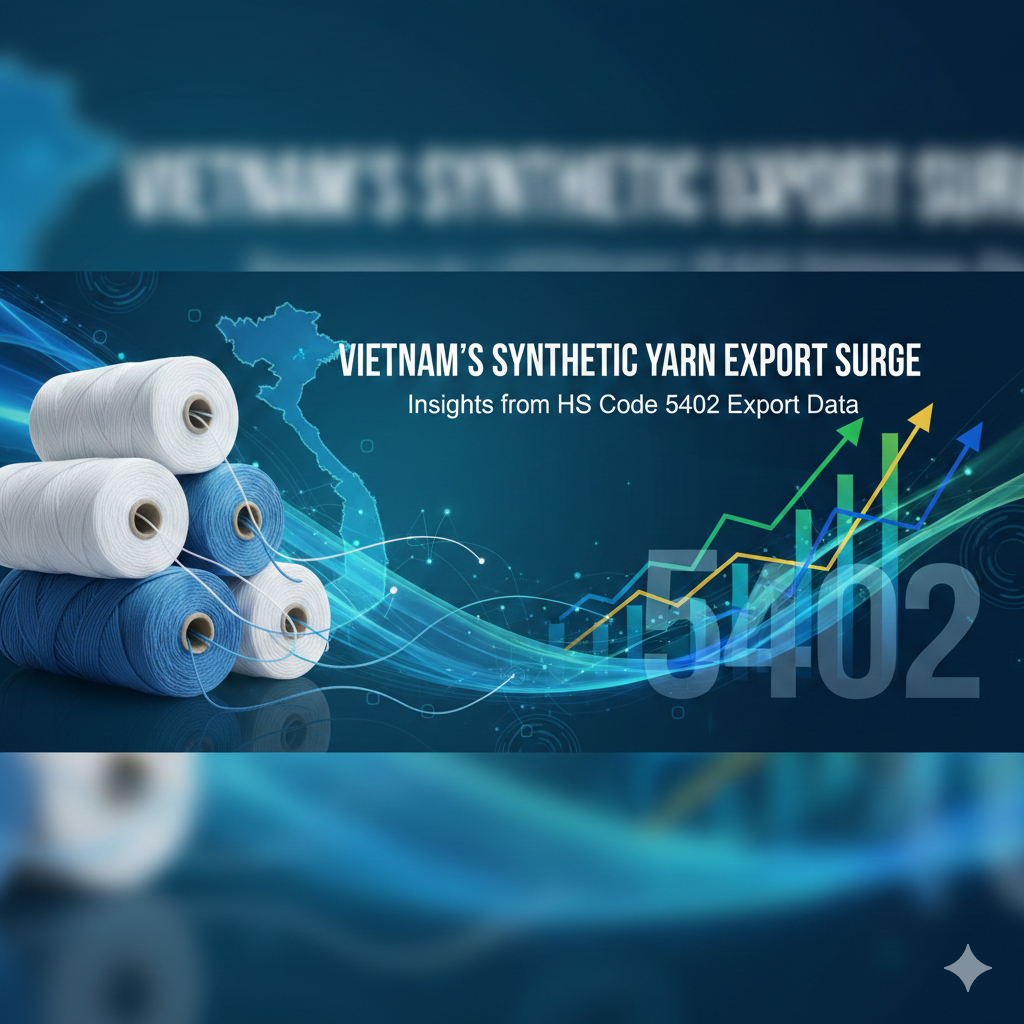 Vietnam’s Synthetic Yarn Export Surge: Insights from HS Code 5402 Export Data