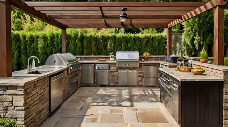 outdoor kitchen countertops