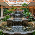 Modern indoor fountain water fountain wall mounted design for luxury home interior in Delhi