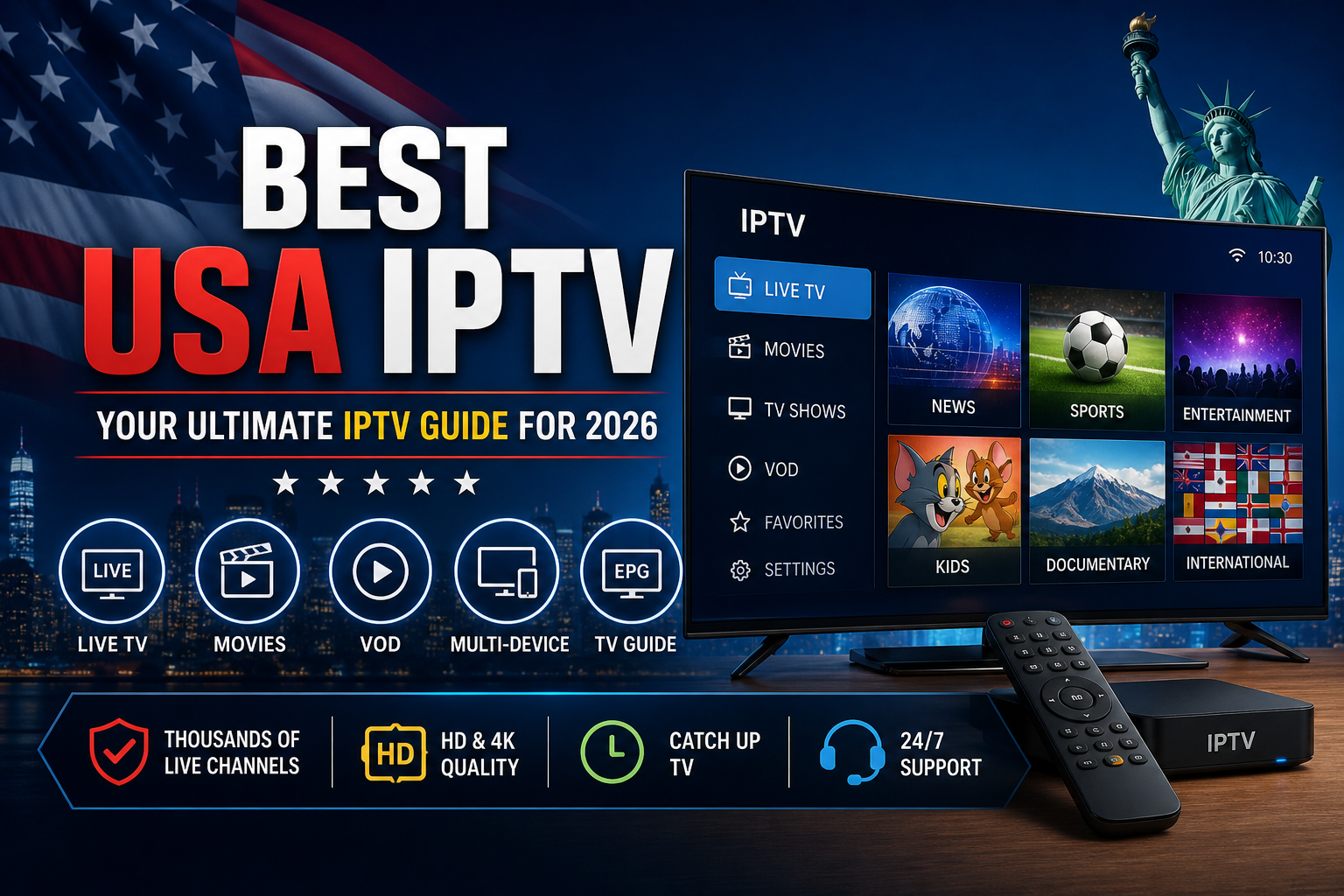 best iptv usa