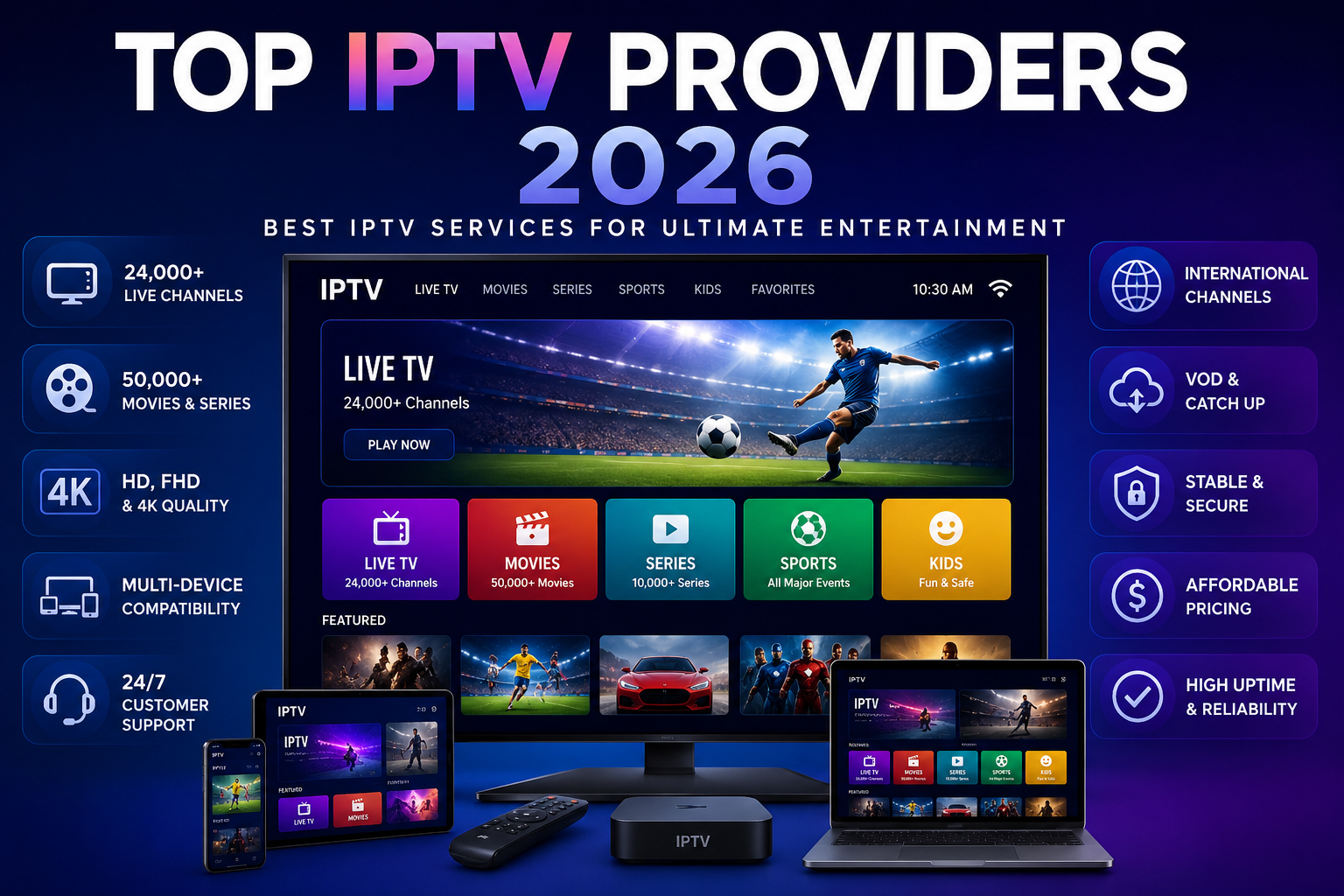 top iptv services 2026