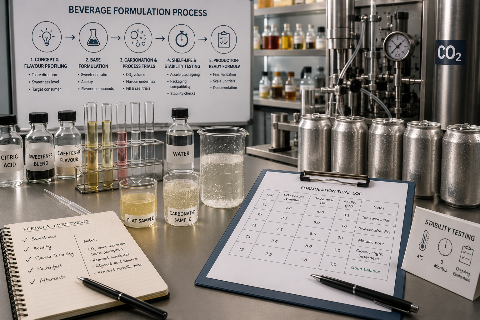 Carbonated Beverage Formulation What the Development Process Actually Involves