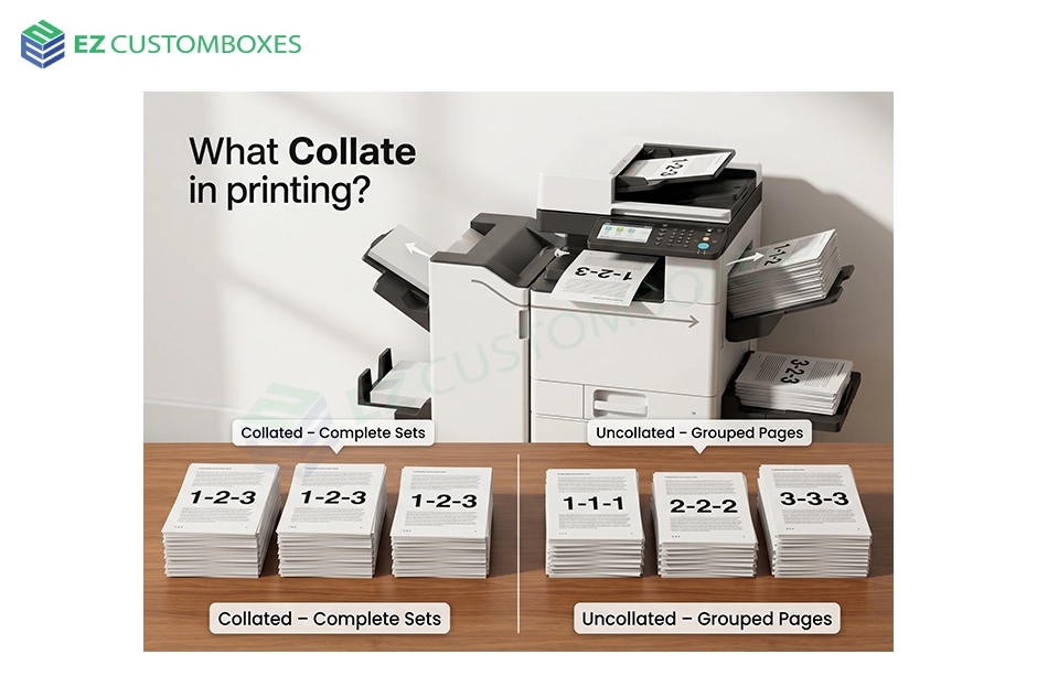 what does collate mean when printing