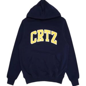 Sweat à capuche Corteiz Crtz Dropout Bleu Marine